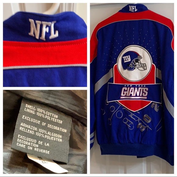 NFL NY GIANTS Jacket Mens Size XL - Picture 5 of 8